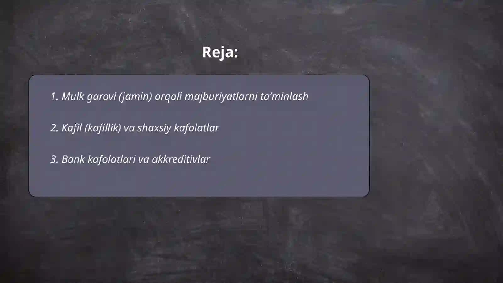 Texnologiya oʻqitish metodikasi fanidan tayyorlagan taqdimoti 2