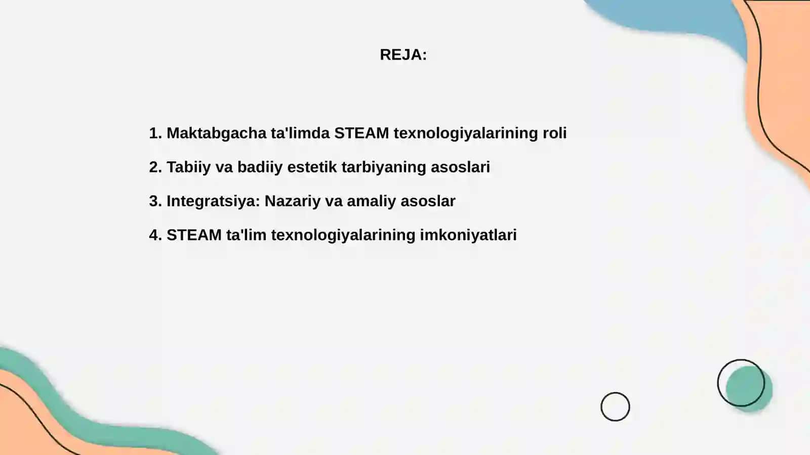 STEAM texnologiyalarini qo'llash 2