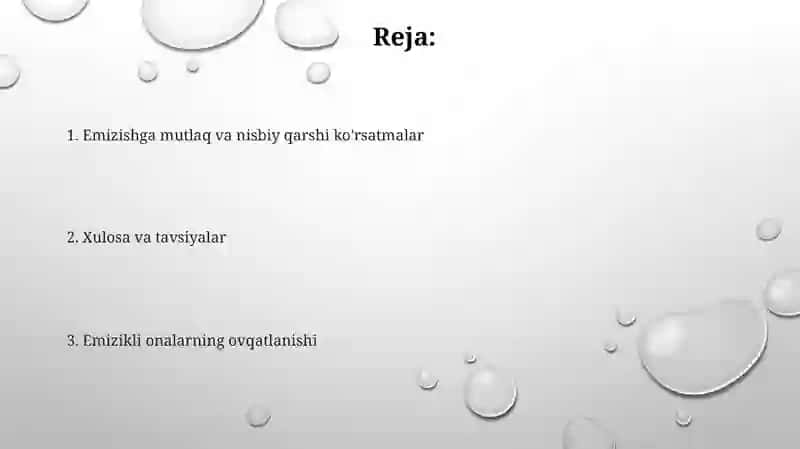 Emizikli onalarning ovqatlanish tartibi 2