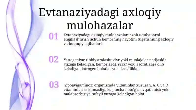 Evtanaziya Muammolari 2