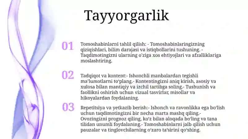 Taqdimot Tayyorlash 2