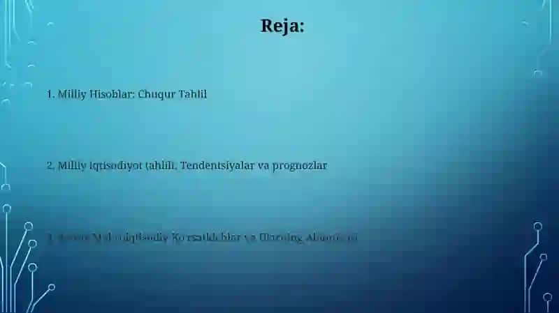 YaIM tarkibiy qismlari: Daromadlar yondashuvi 2