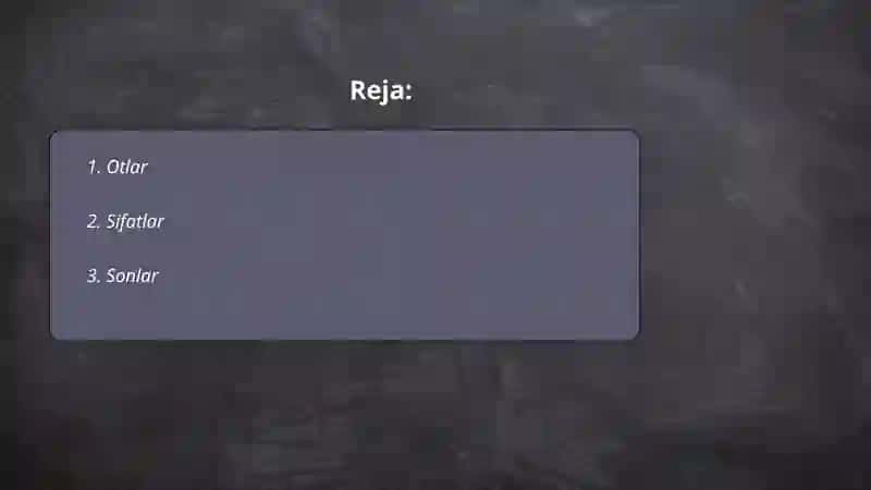 Grammatik kategoriyalar 2