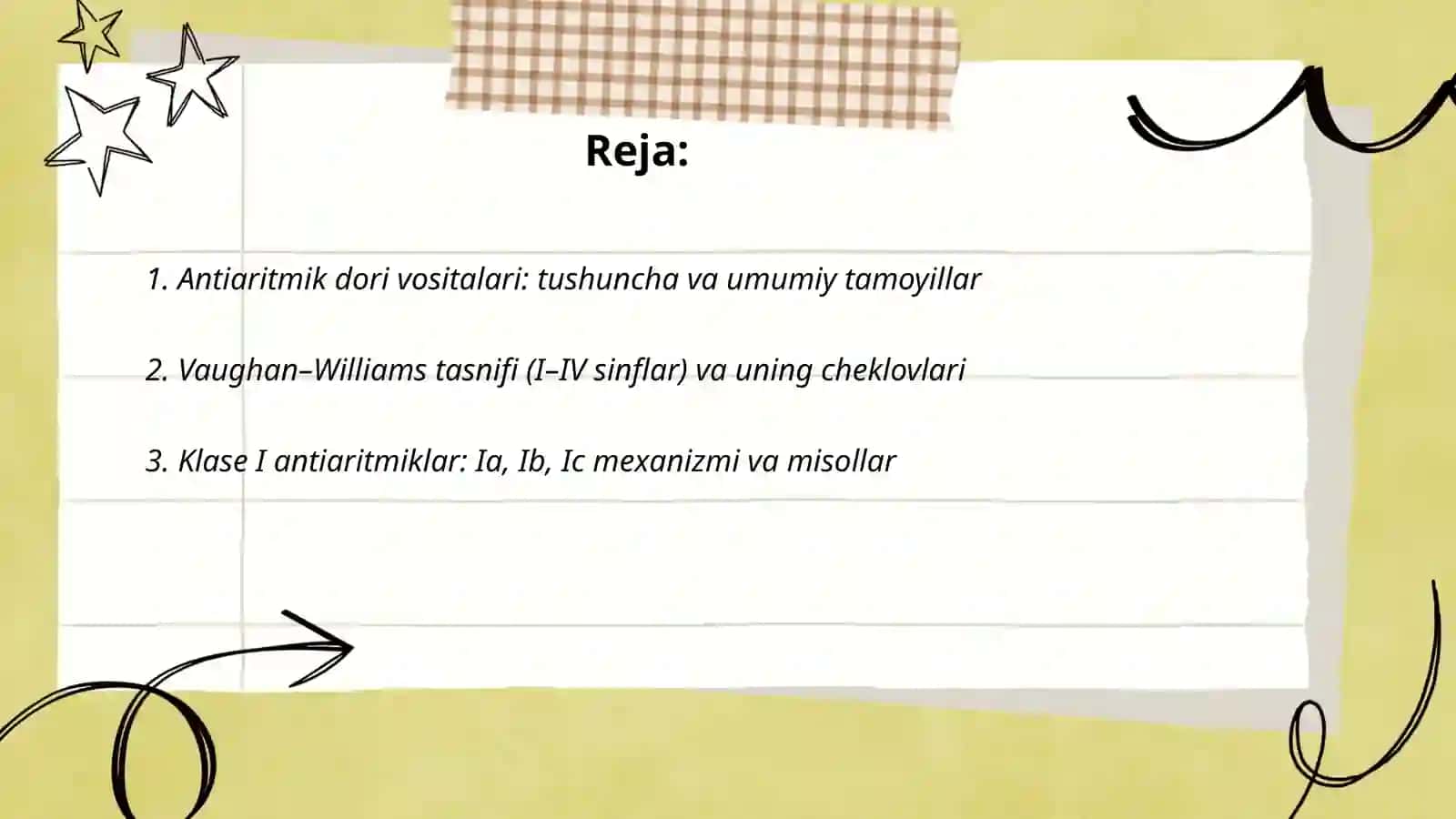 Antiaritmik dori vositalari 2