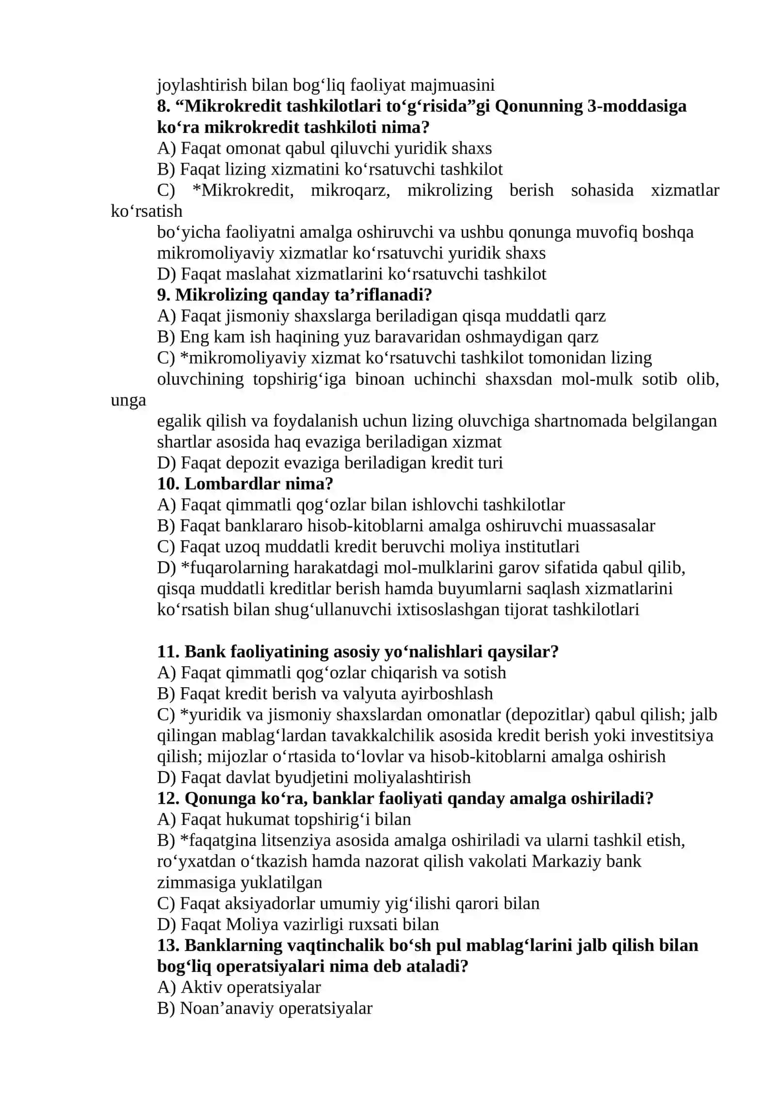 Nobank kredit tashkilotlari 2