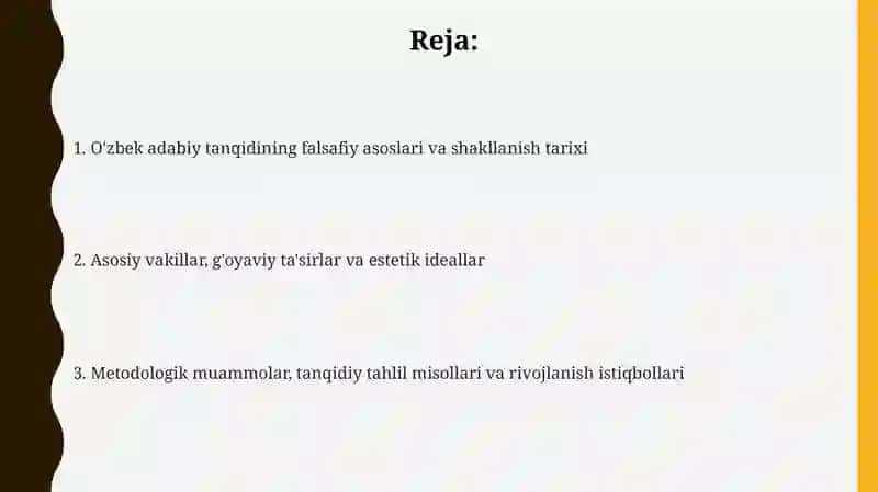 O'zbek adabiy tanqidi 2