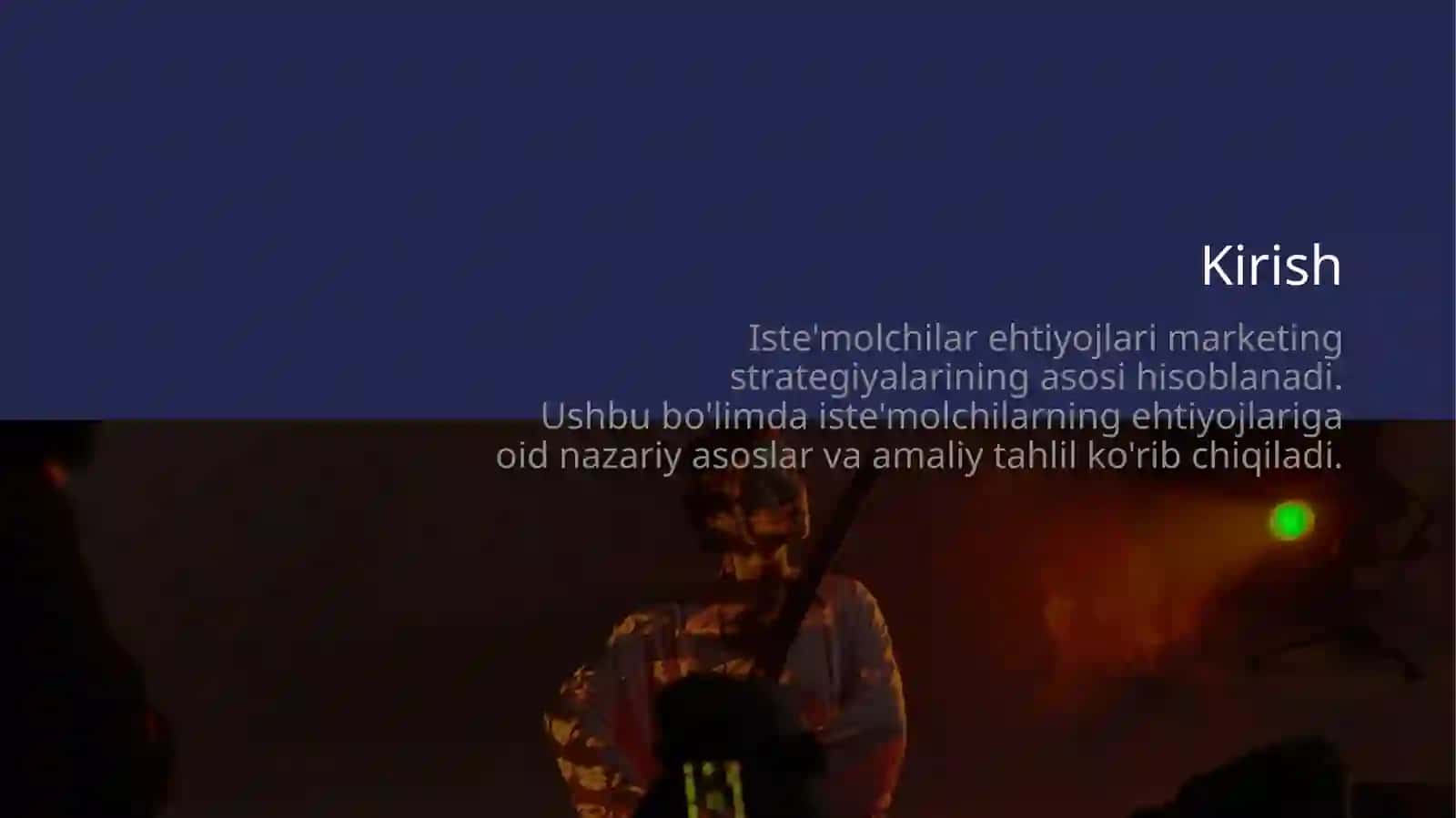 Iste'molchilarning ehtiyojlari 2