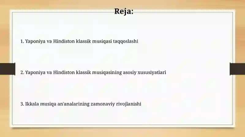 Yapon va hind mumtoz musiqasi 2