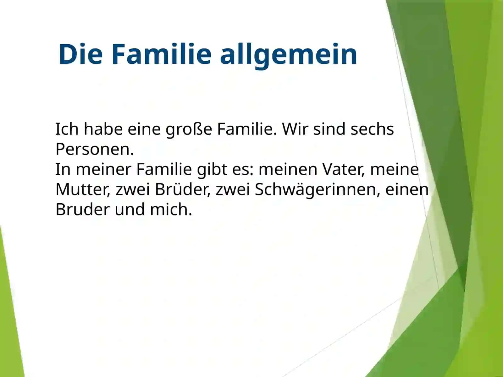 Von mir und meiner Familie 2