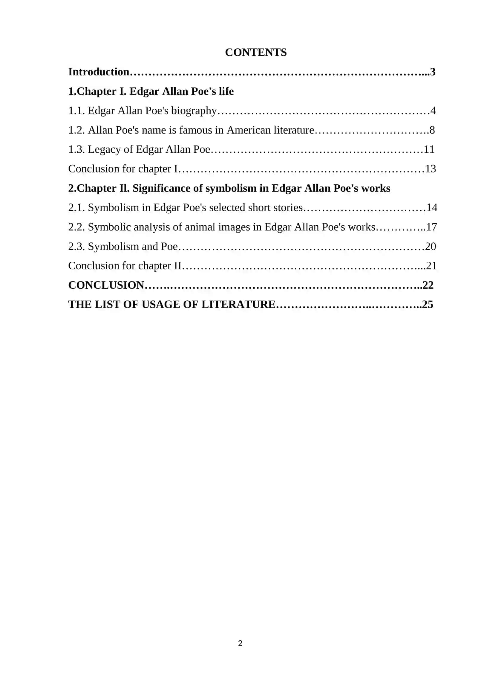 FEATURES OF SYMBOLISM IN POETRY OF EDGAR ALLAN POE 2