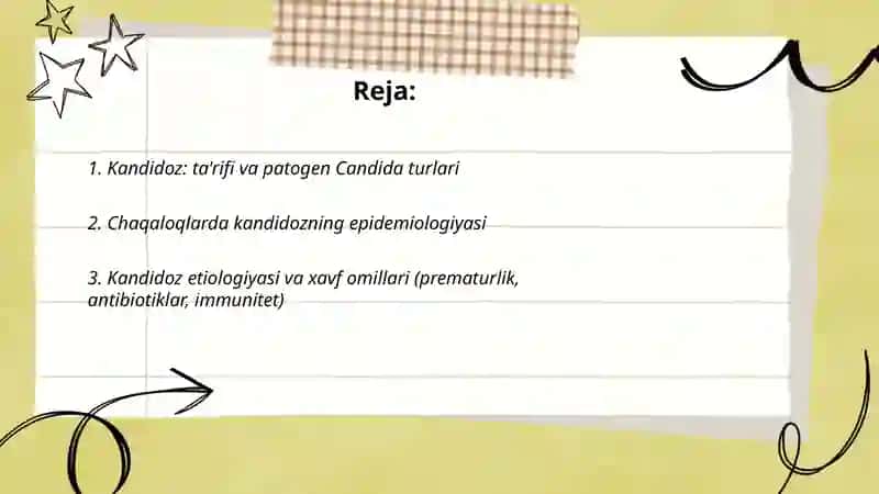 Chaqaloqlarda kandidozlar 2
