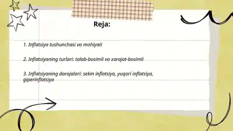 Inflatisiya mohiyati va hisoblanish usullari 2