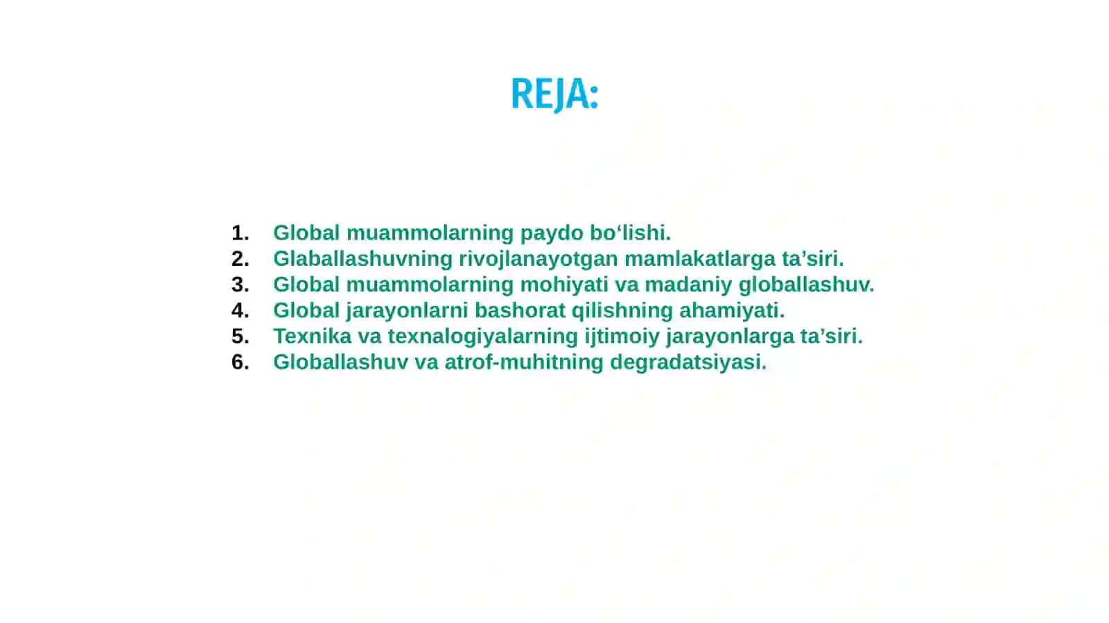 Glaballashuv va global muammolarning falsafiy jihatlari 2
