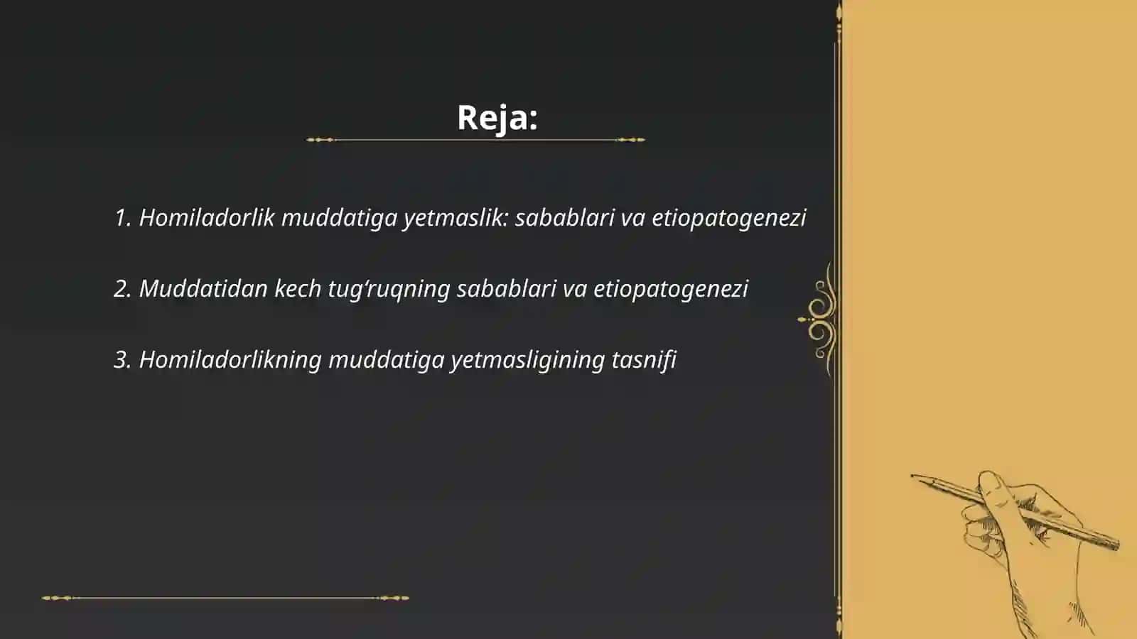Homiladorlik muddati 2