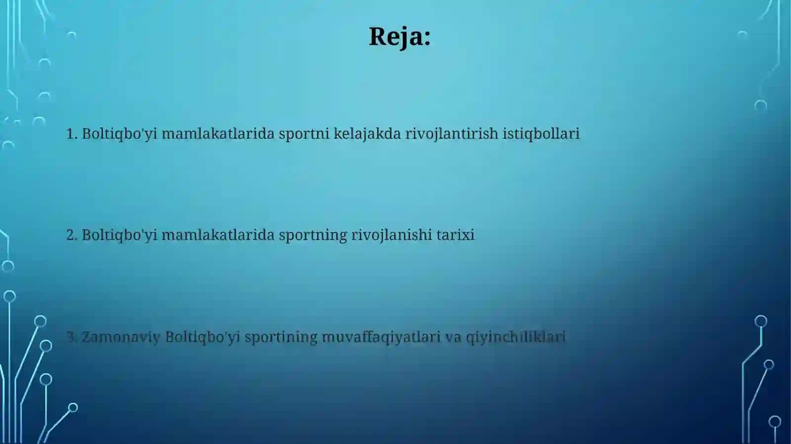 Boltiq boʻyi mamlakatlarida sport rivoji 2