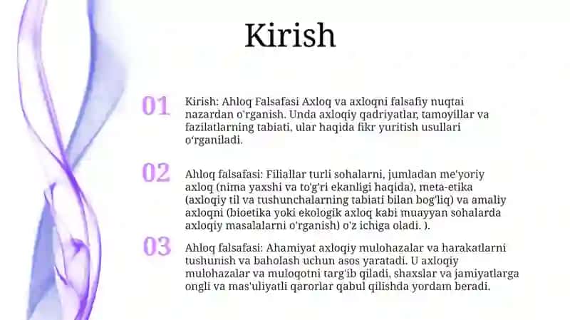Ahloq Falsafasi 2