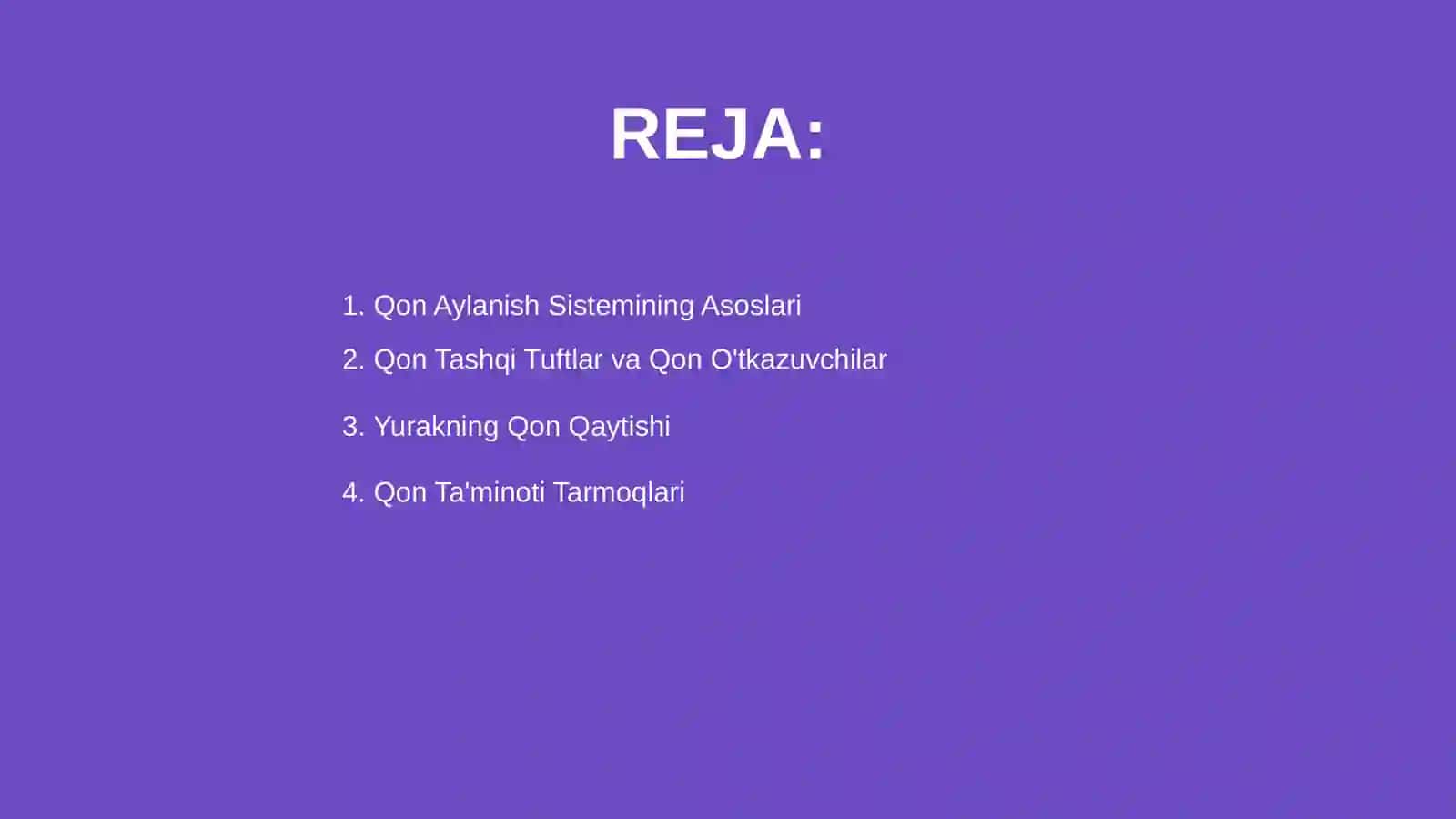 Qon aylanish sistemasi 2
