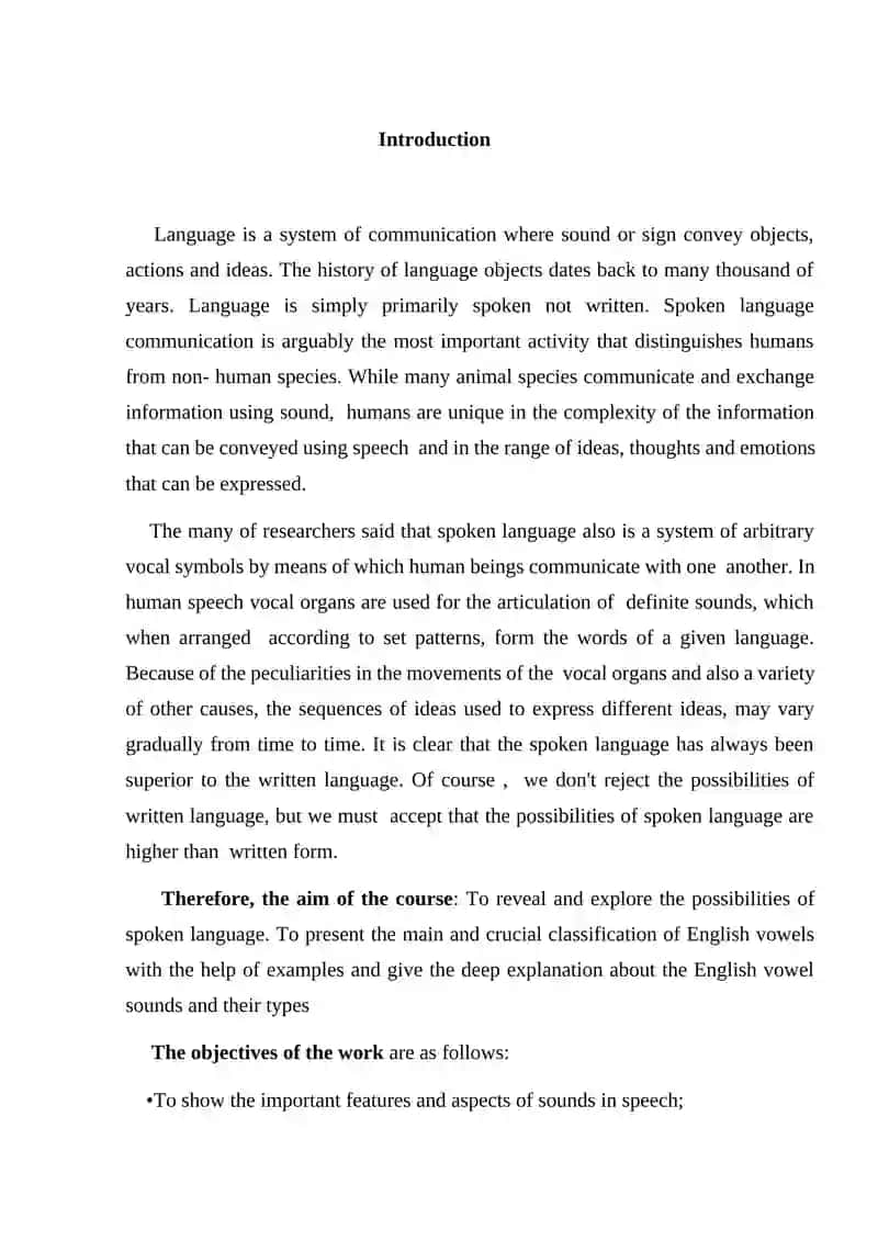 The system of vowels in the English language 2