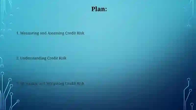 Measuring and Assessing Credit Risk 2