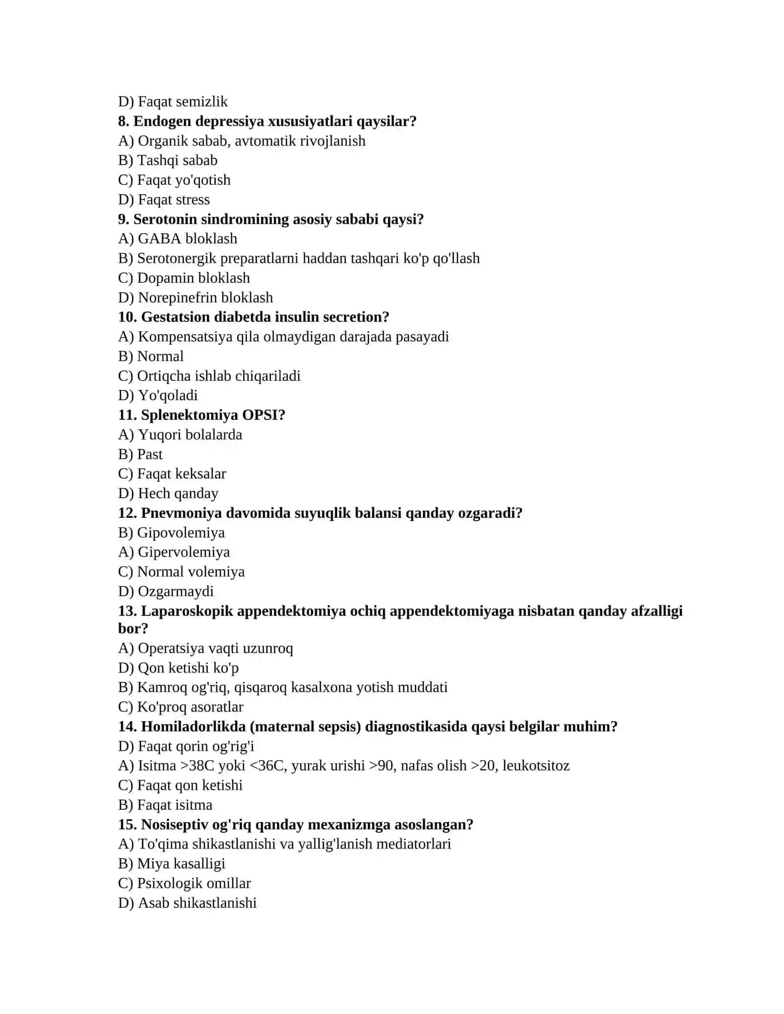 Pediatr testlari 2