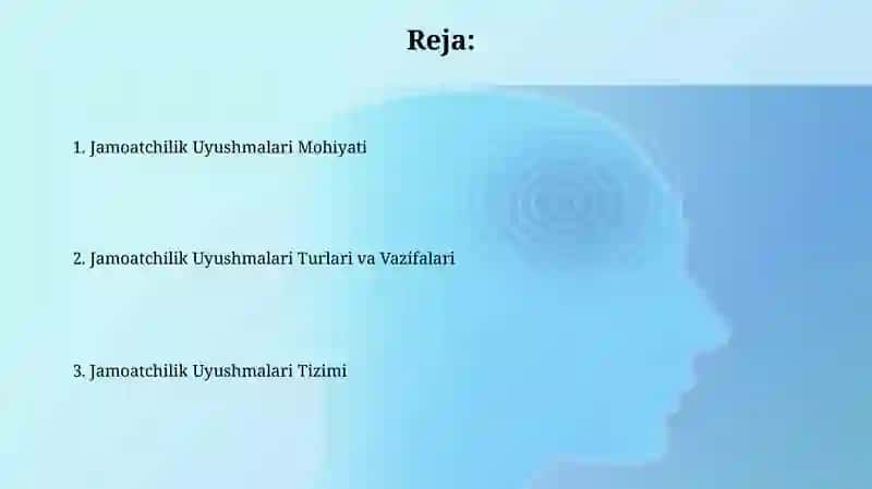 Jamoatchilik Uyushmalari 2