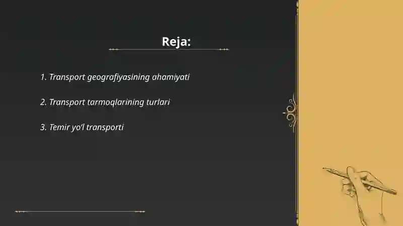 Transport geografiyasi 2