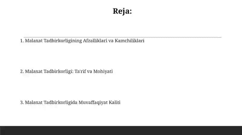 Malaxat Tadbirkorligi 2