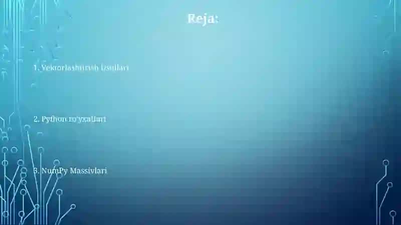 Vektorlarni tashkil etish 2