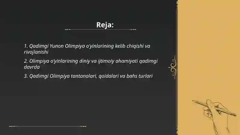 Qadimgi Yunon Olimpiya O‘yinlari Tarixi 2