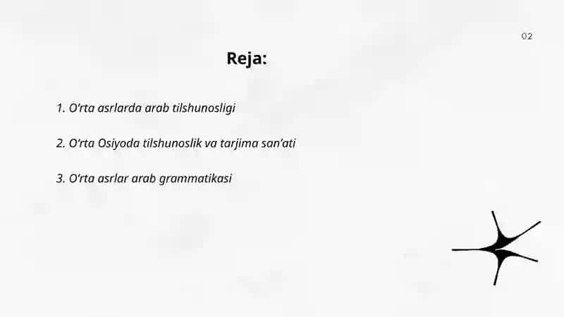 Oʻrta asrlarda arab va Oʻrta Osiyo tilshunosligi 2