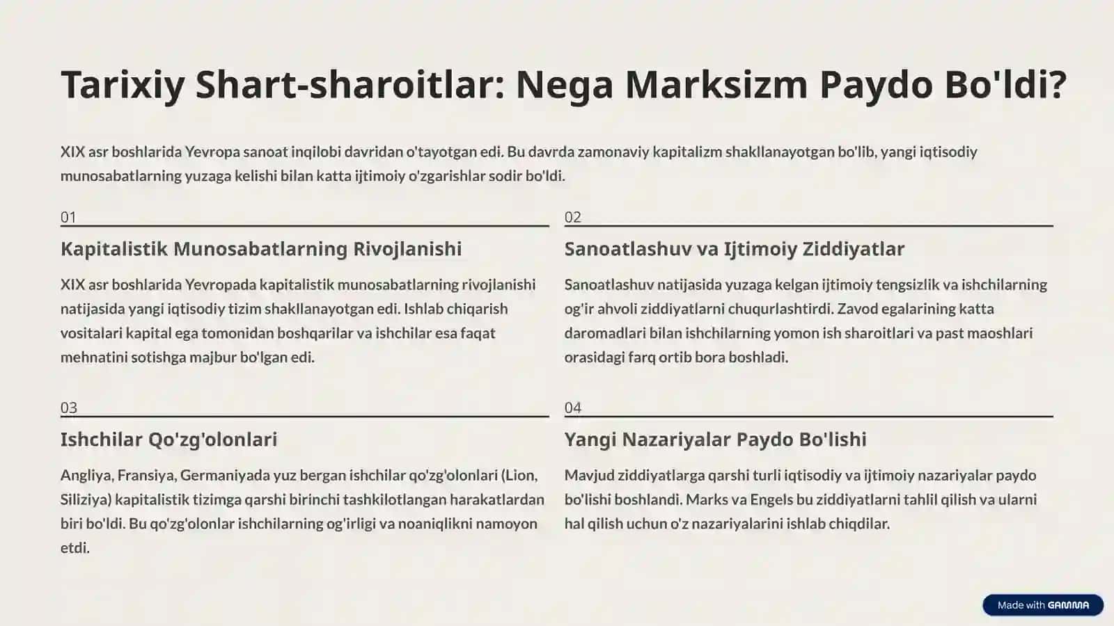 Marksistik G'oyalar Buzquvchi va Regressiv Mohiyat 2