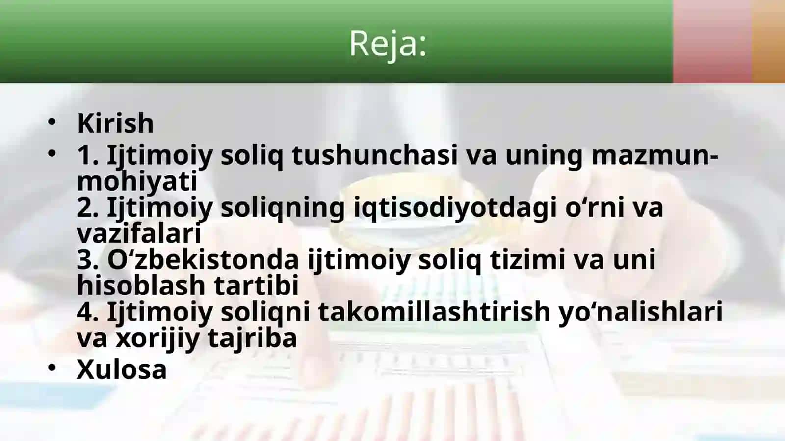 Ijtimoiy soliq va uning iqtisodiy mohiyati 2