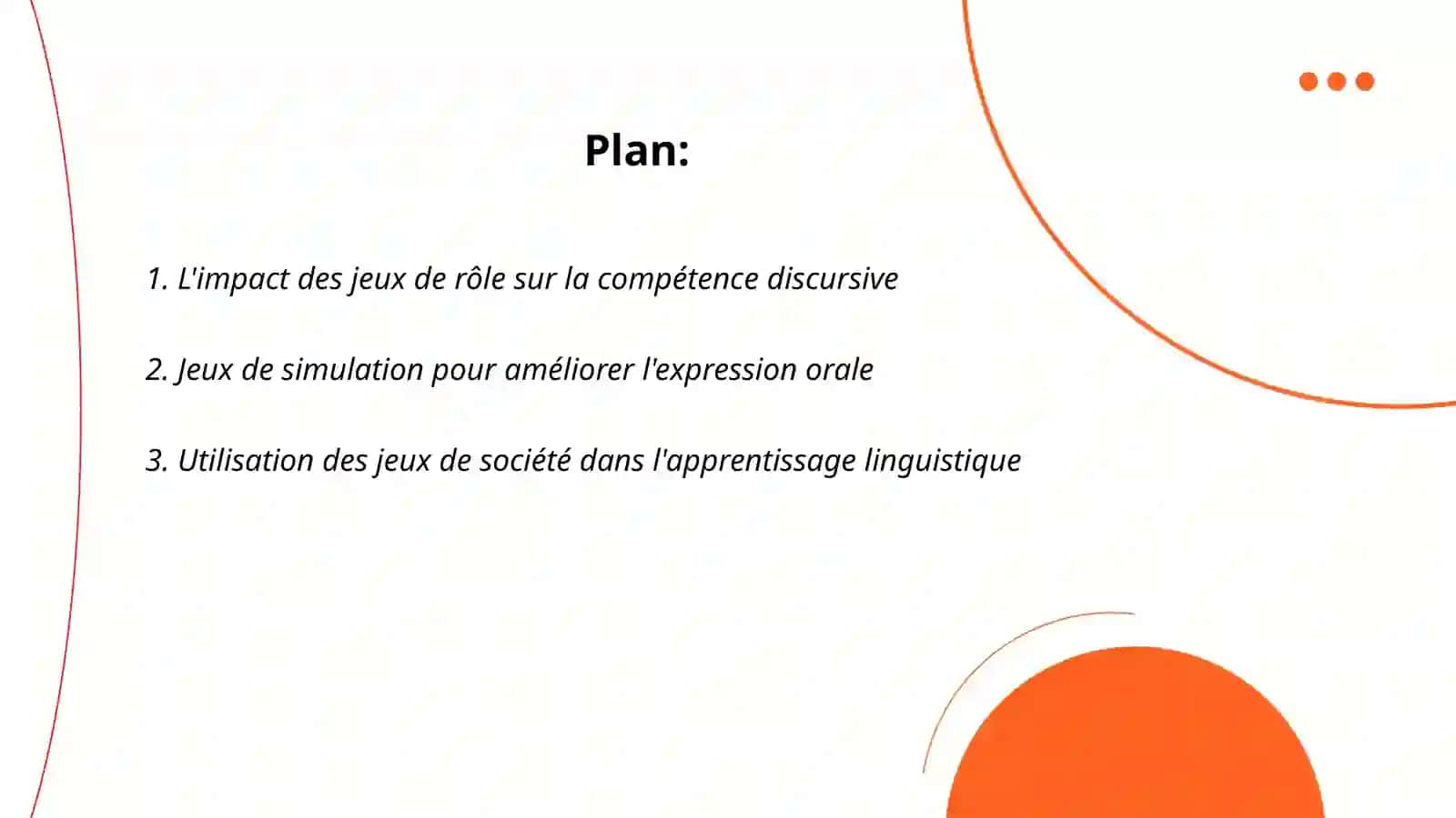 Le rôle des jeux dans la formation de la compétence discursive 2