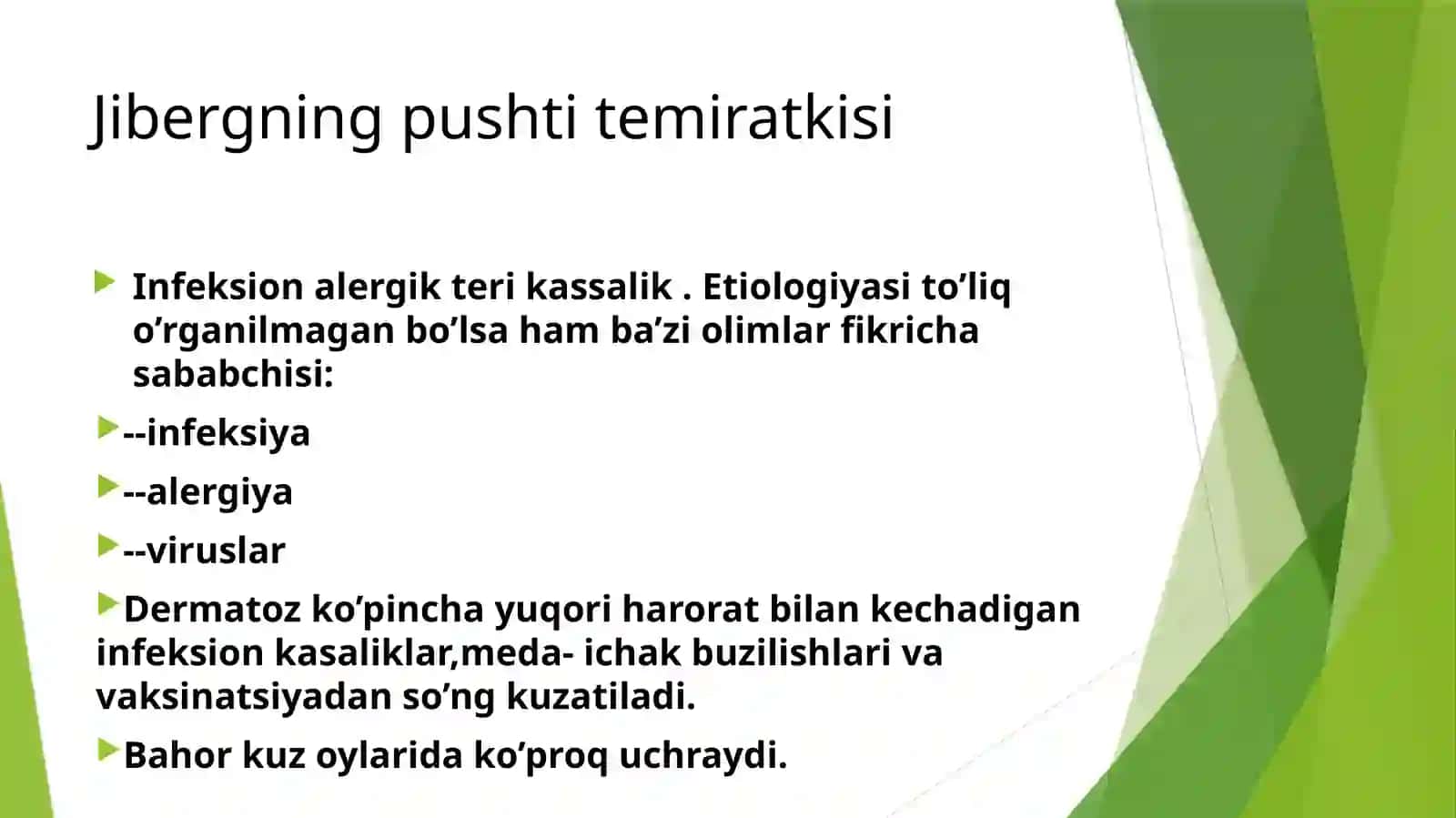 Jiberging pushti temiratkisi 2