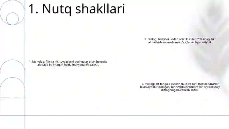 Nutqning Uslubiy Shakllari 2
