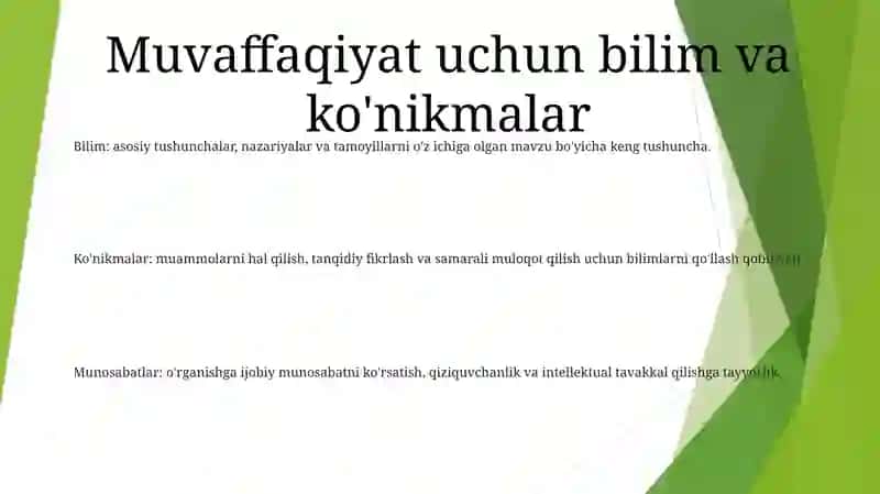Talabalarningbilim, Konikma Va Malakalariga Qoyiladigan Talablar 2