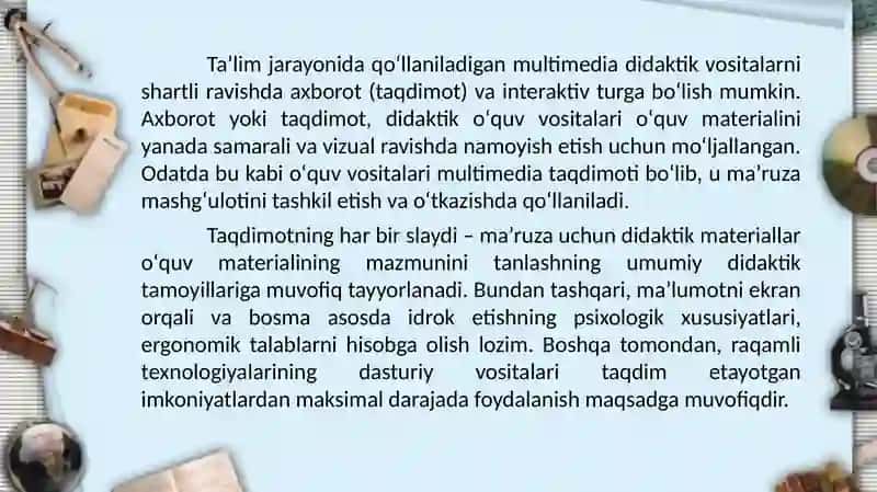 MULTIMEDIA VA INFOGRAFIKA ASOSIDA INTERAKTIV DIDAKTIK MATERIALLAR YARATISH VA BULUT XIZMATLARIDA SAQLASH 2