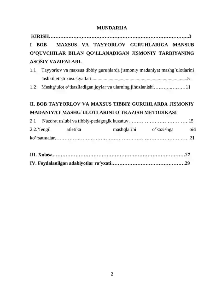 Jismoniy madaniyat ta'lim yo'nalishi 2