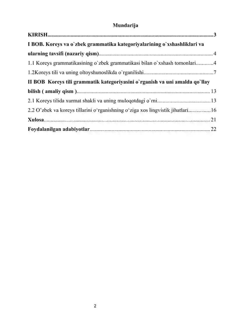 KOREYS TILI GRAMMATIK KATEGORIYASI 2