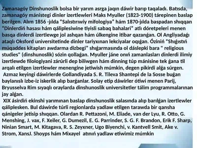 Dinshunoslik 2