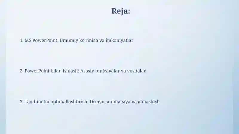 MS Power Point 2