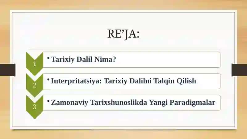 Tarixiy Dalil va Uning Interpretatsiyasi 2