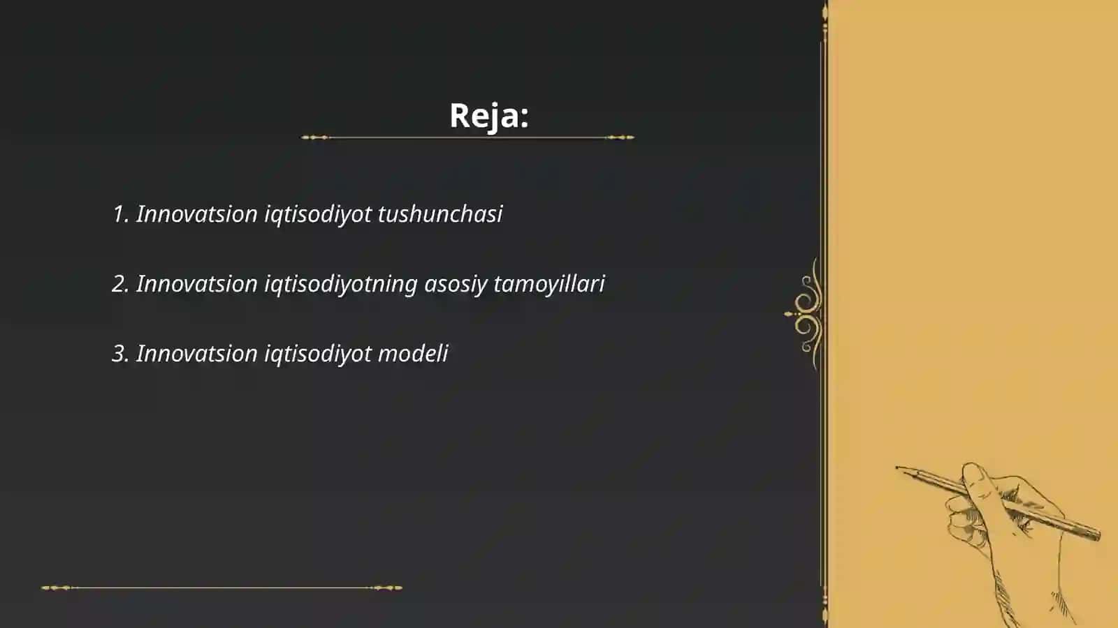 Innovatsion iqtisodiyotga kirish 2
