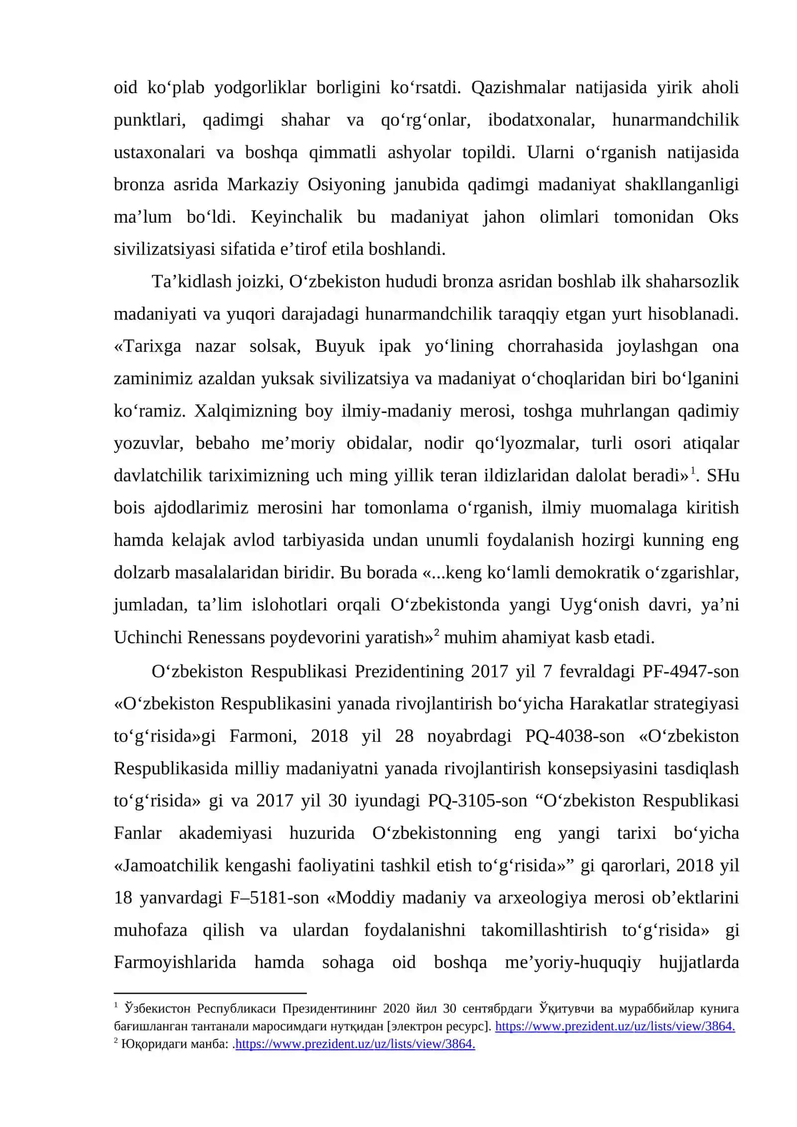 O‘ZBEKISTON TARIXINI O‘RGANISHDA SIVILIZATSION QARASHLARNING SHAKLLANISHI 2