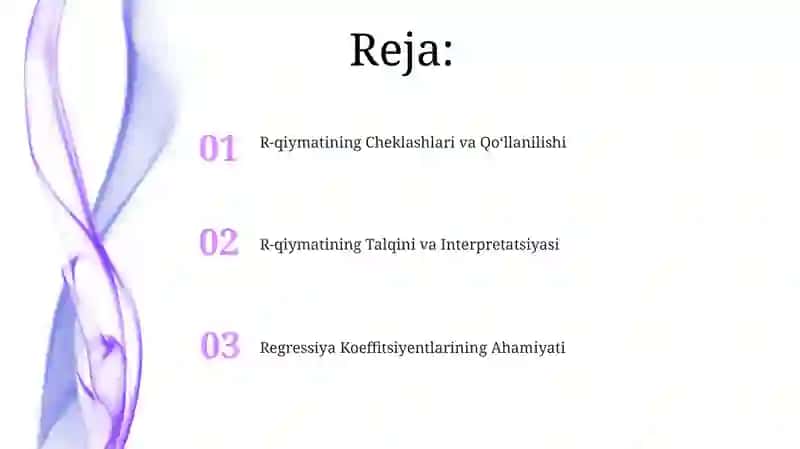 Regressiya Koeffitsiyentlarining Ahamiyati 2