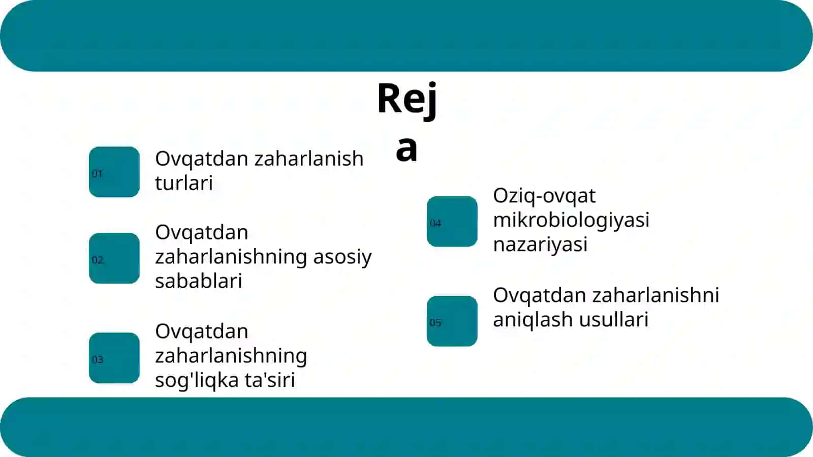 Ovqatdan zaharlanishlar va ularni oldini olish choralari 2