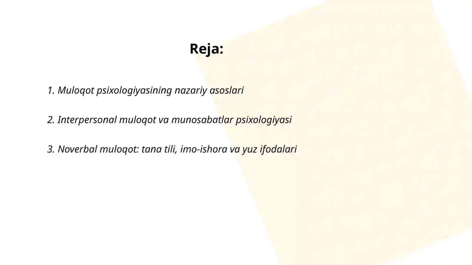 Muloqot psixologiyasi 2
