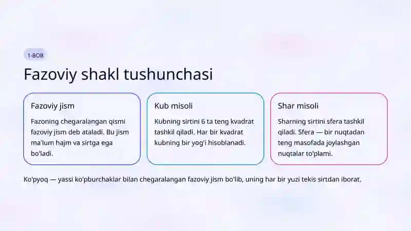 Fazoviy shakllarning o'xshashligi 2