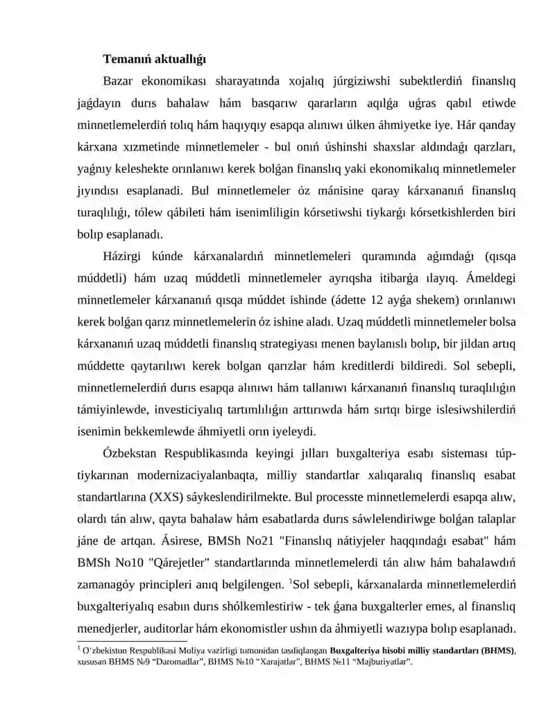 Aǵımdaǵı hám uzaq múddetli 2