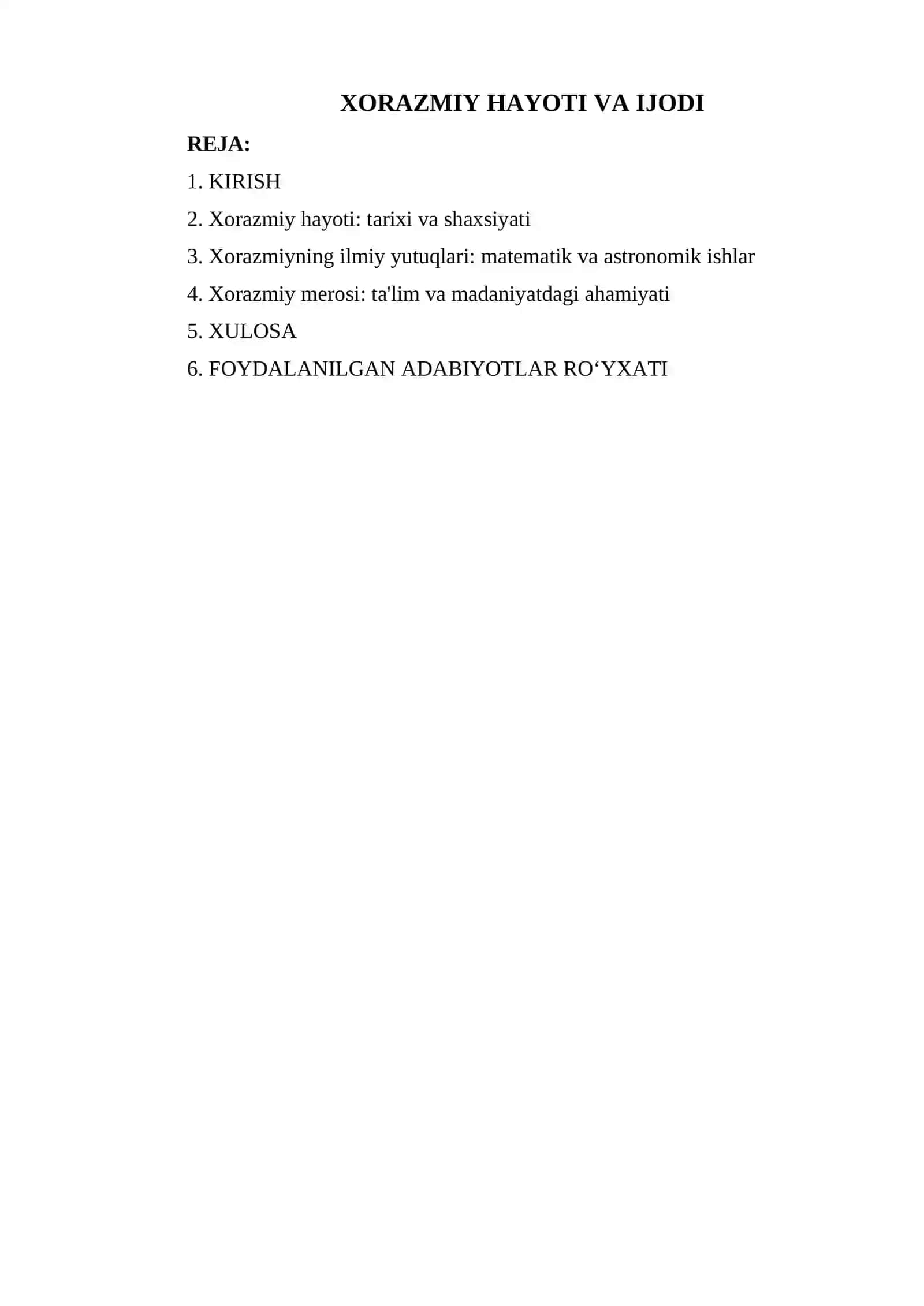 XORAZMIY HAYOTI VA IJODI 2